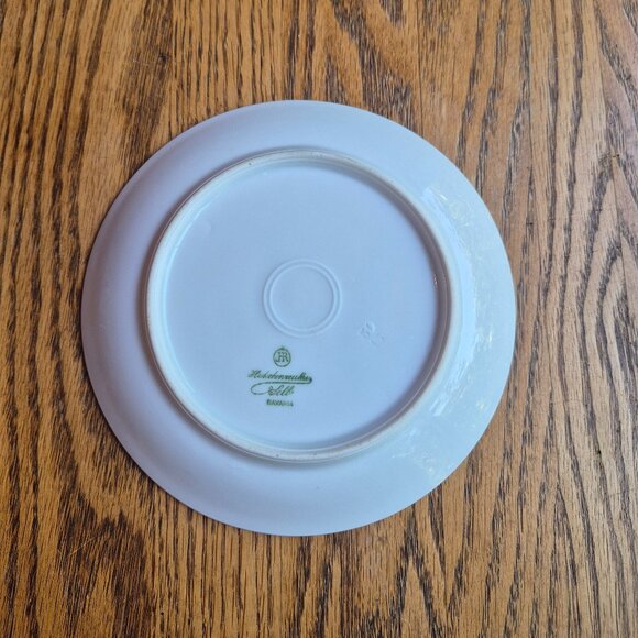 Hutchenreuther Selb Bavaria Handpainted Gold Trimmed Plate Cottagecore - Picture 7 of 13